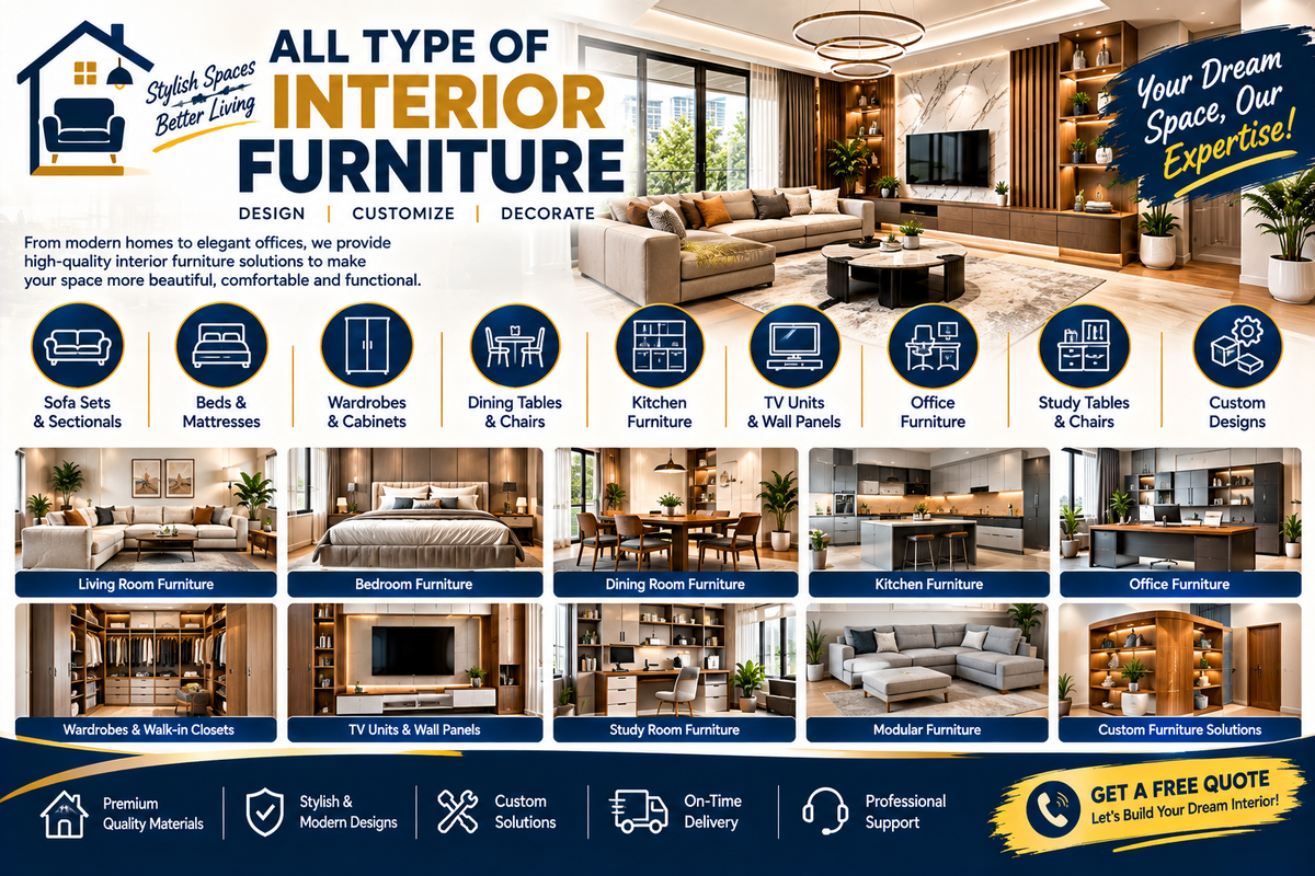 ALL TYPE INTERIOR FURNITURE
