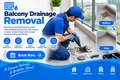 Bathroom drainage removal