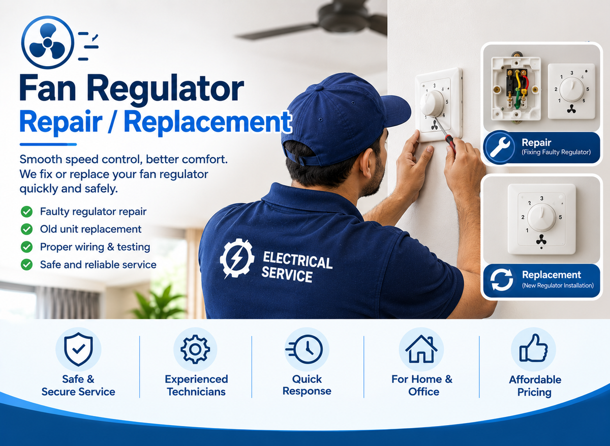 Fan regulator repair/replacement
