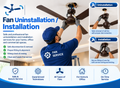 Fan uninstallation / installation