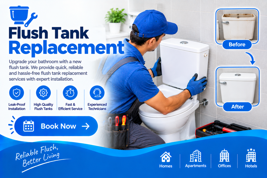 Flush tank replacement