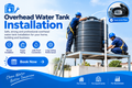 Overhead water tank installation