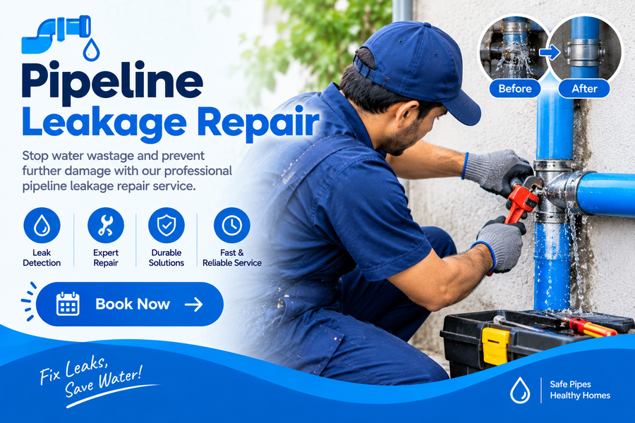Pipeline leakage repair