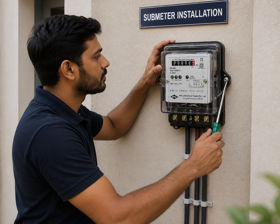 Submeter installation