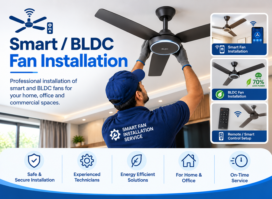 Smart/BLDC fan installation