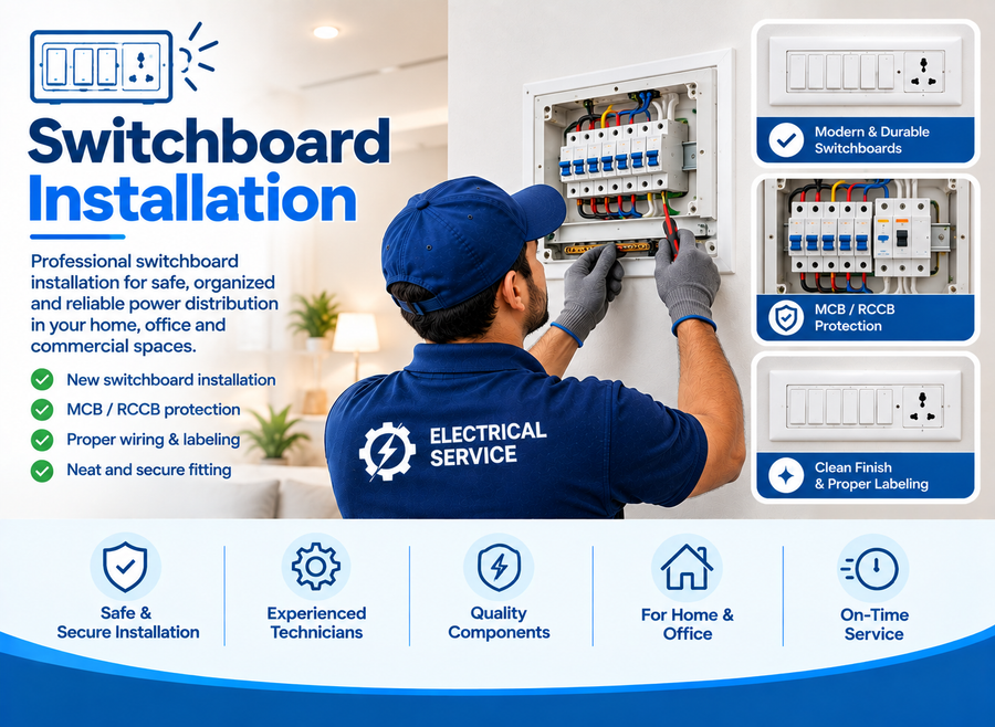 Switchboard installation