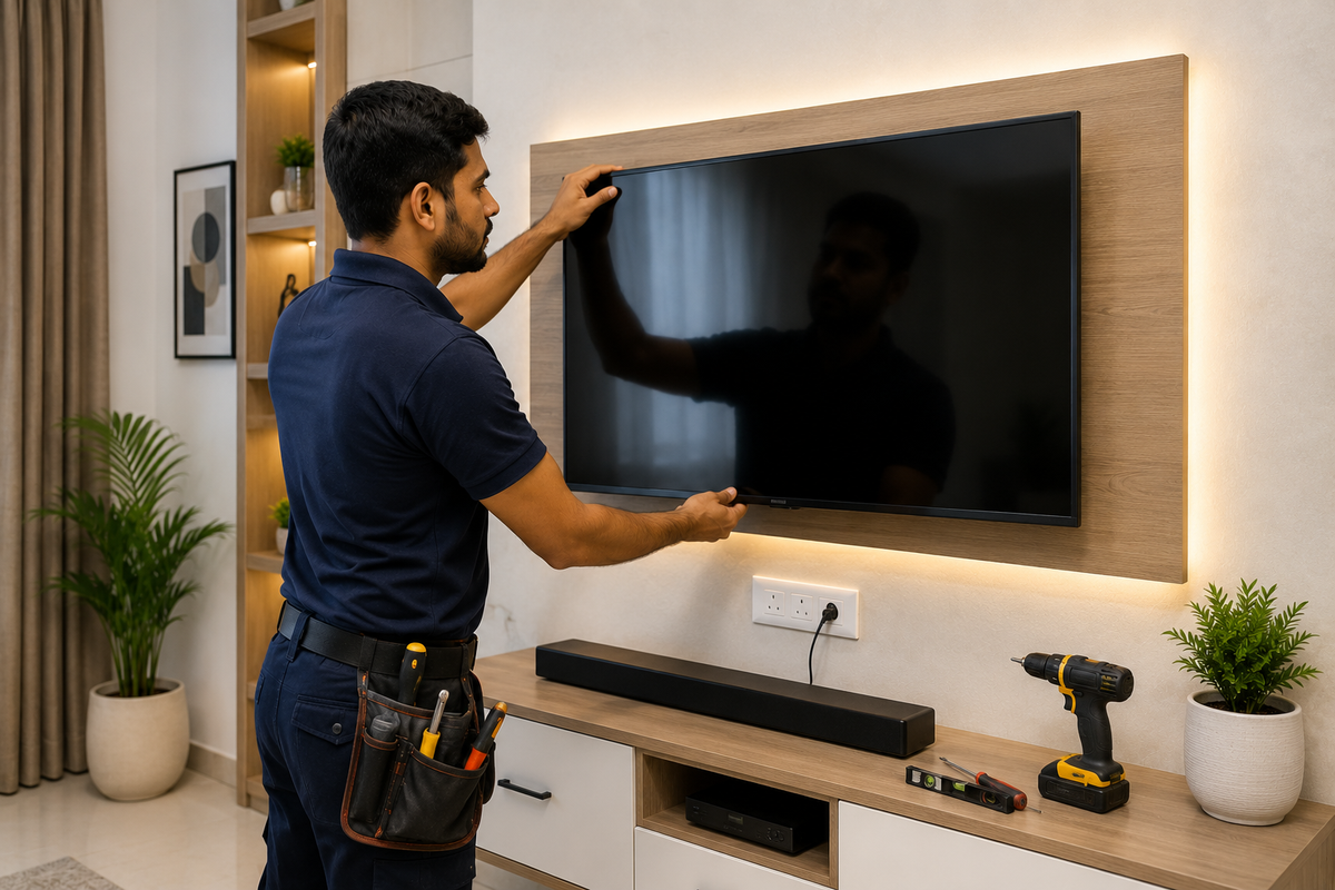 TV installation