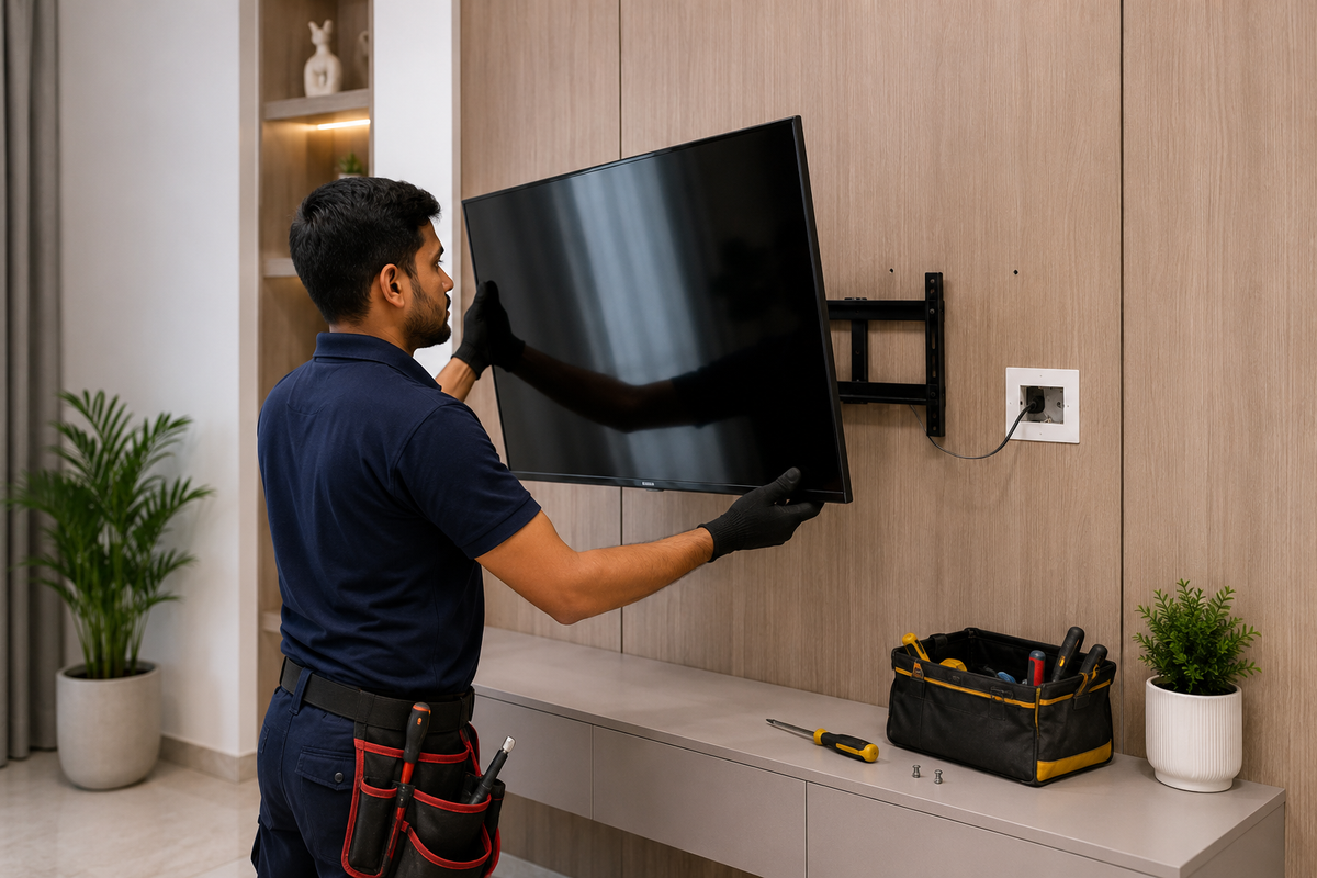 TV uninstallation