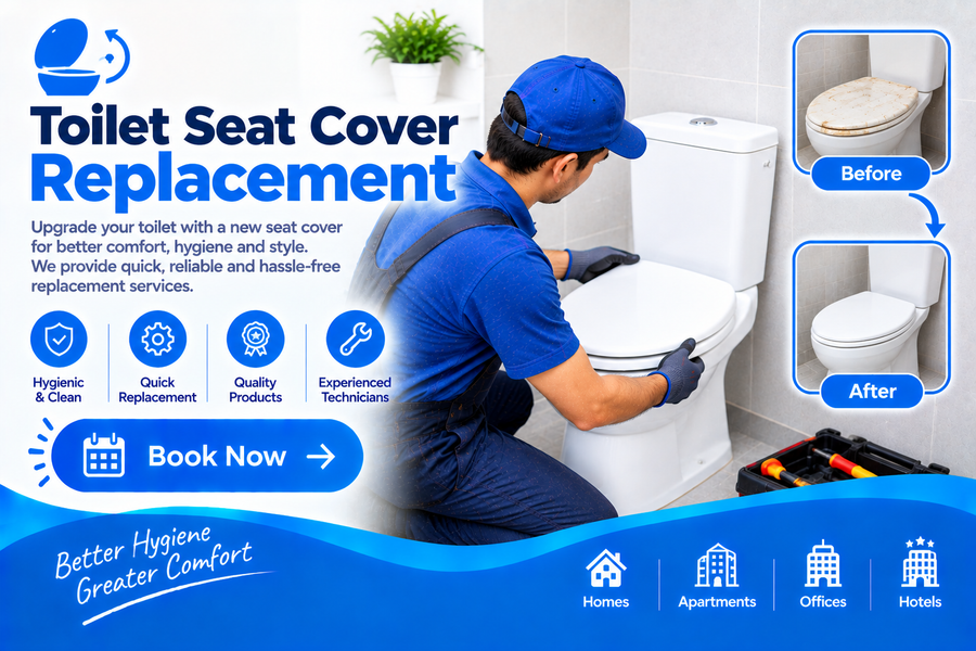 Toilet seat cover replacement