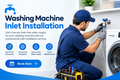 Washing machine inlet installation