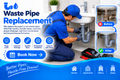 Waste pipe replacement
