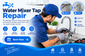 Water mixer tap repair